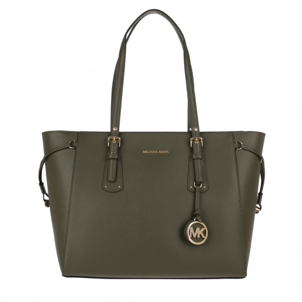 NEW Michael Kors Voyager Medium Leather Tote